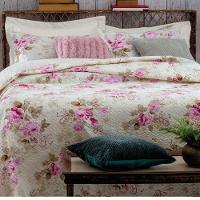 Kit Cobre Leito Colcha Casal Boutex Dupla Face Roma 100% Poliéster - 1