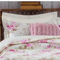 Kit Cobre Leito Colcha Casal Boutex Dupla Face Roma 100% Poliéster - 2