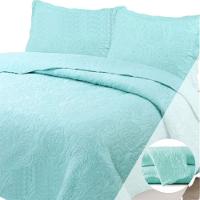 Colcha King Bella Dupla Face 03 Peças Tifany 100% Poliéster - 1