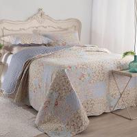 Kit Cobre Leito Colcha Casal Boutex Dupla Face Berlim 100% Poliéster - 1