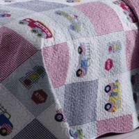 Kit Cobre Leito Colcha Solteiro Infantil Studio Dupla Face Estampado 2 Peças - Carros - Cinza - 100% Poliéster - 3