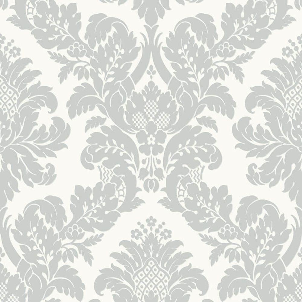 Papel De Parede Shimmer Damask Moderno Uk10432 - Rolo 10m X 0,52m - 1