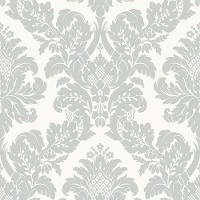 Papel De Parede Shimmer Damask Moderno Uk10432 - Rolo 10m X 0,52m - 1