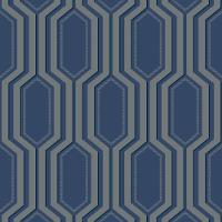 Papel De Parede Shimmer Diagrama Uk30802 - Rolo 10m X 0,52m - 1