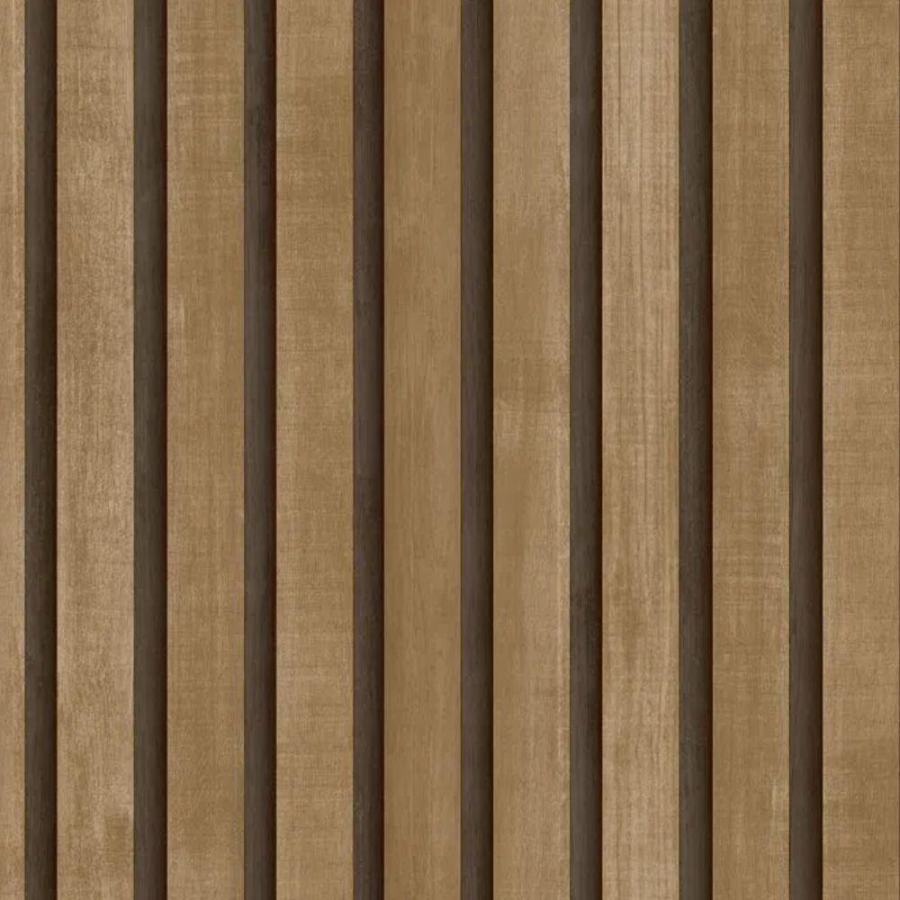 Papel De Parede Hana Madeira Marrom 2600-2 - 1