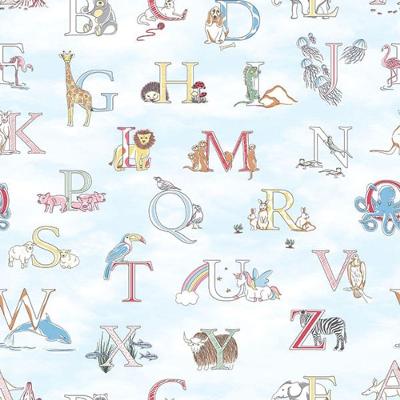 Papel De Parede Just 4 Kids Alfabeto G56537 - Rolo 10m X 0,52m