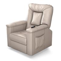 Poltrona Elétrica Reclinável Jerry Corino Bege - 4