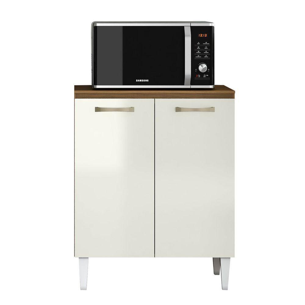 Balcão Para Cozinha 70cm 2 Portas Halena Atacama/off White - 1