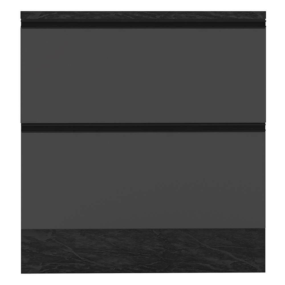 Balcao Com Tampo 1 Porta 1 Gaveta 80 Cm 12538 Etti Grafite Pln - 4