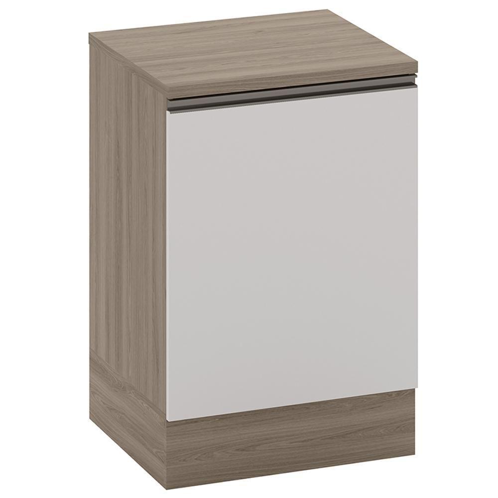 Balcao Com Tampo 1 Porta 58 Cm 12539 Etti Carvalho Oak Off White Pln - 2