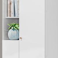 Armario Multiuso 181 Cm Mdp 2 Portas Lin Mu001 Branco Mxm