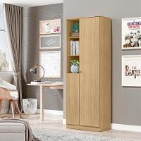 Armario Multiuso 181 Cm Mdp 2 Portas Lin Mu001 Castanho Mxm - 1