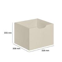 Kit 3 Gavetas Organizadoras Off White Fosco - 2