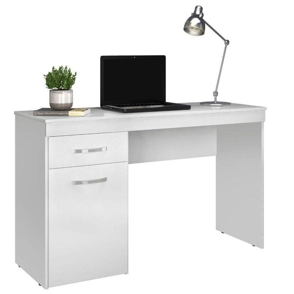 Escrivaninha 1 Porta 1 Gaveta Vitoria Branco Demóbile - 2