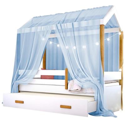 Bicama Solteiro Montessoriana Infantil Casinha Azul