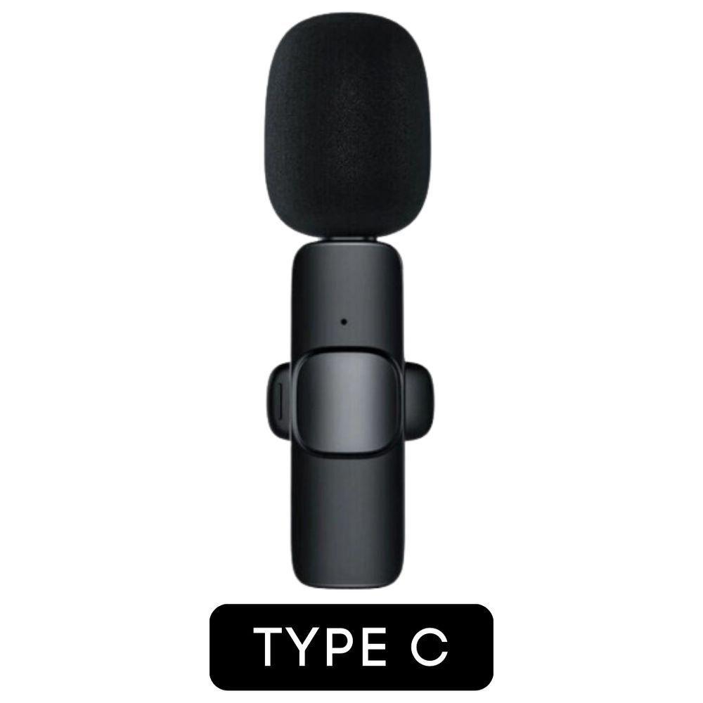 Microfone Lapela Sem Fio Para Android Usb C Qualidade De áudio Impecável! - 1