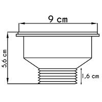 Válvula Para Pia Kit 4 Aço Inox 3.1/2 G01 Cromado - Mpozenato