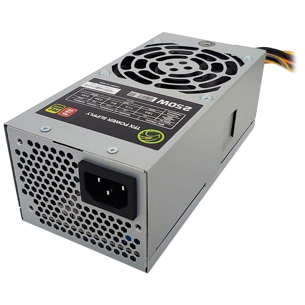 Fonte 250w Tfx Slim Brazil Pc, Bivolt Automático, Oem - Bpc-tfx250-pfc - 5