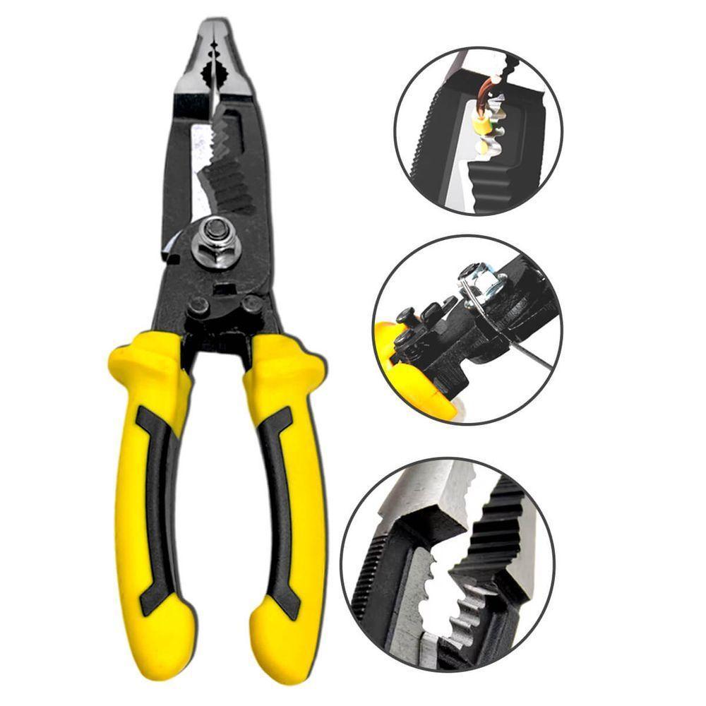 Alicate Profissional Multifuncional 8 Pol Versátil Aço Carbono - 2