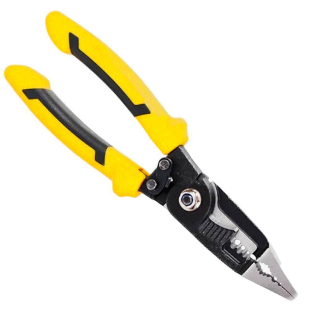 Alicate Profissional Multifuncional 8 Pol Versátil Aço Carbono - 8