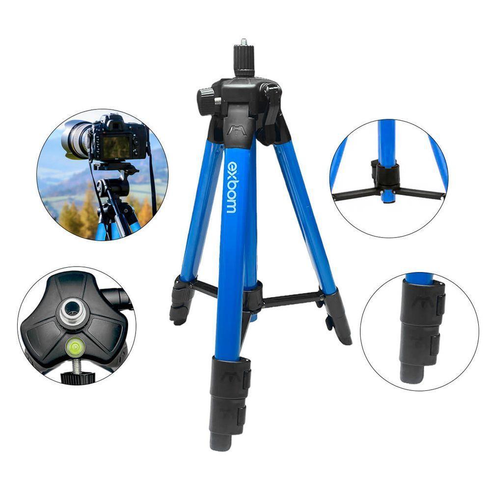 Tripé Telescópico Para Nível A Laser Com Rosca 5/8” Altura De Até 95 Cm - 3