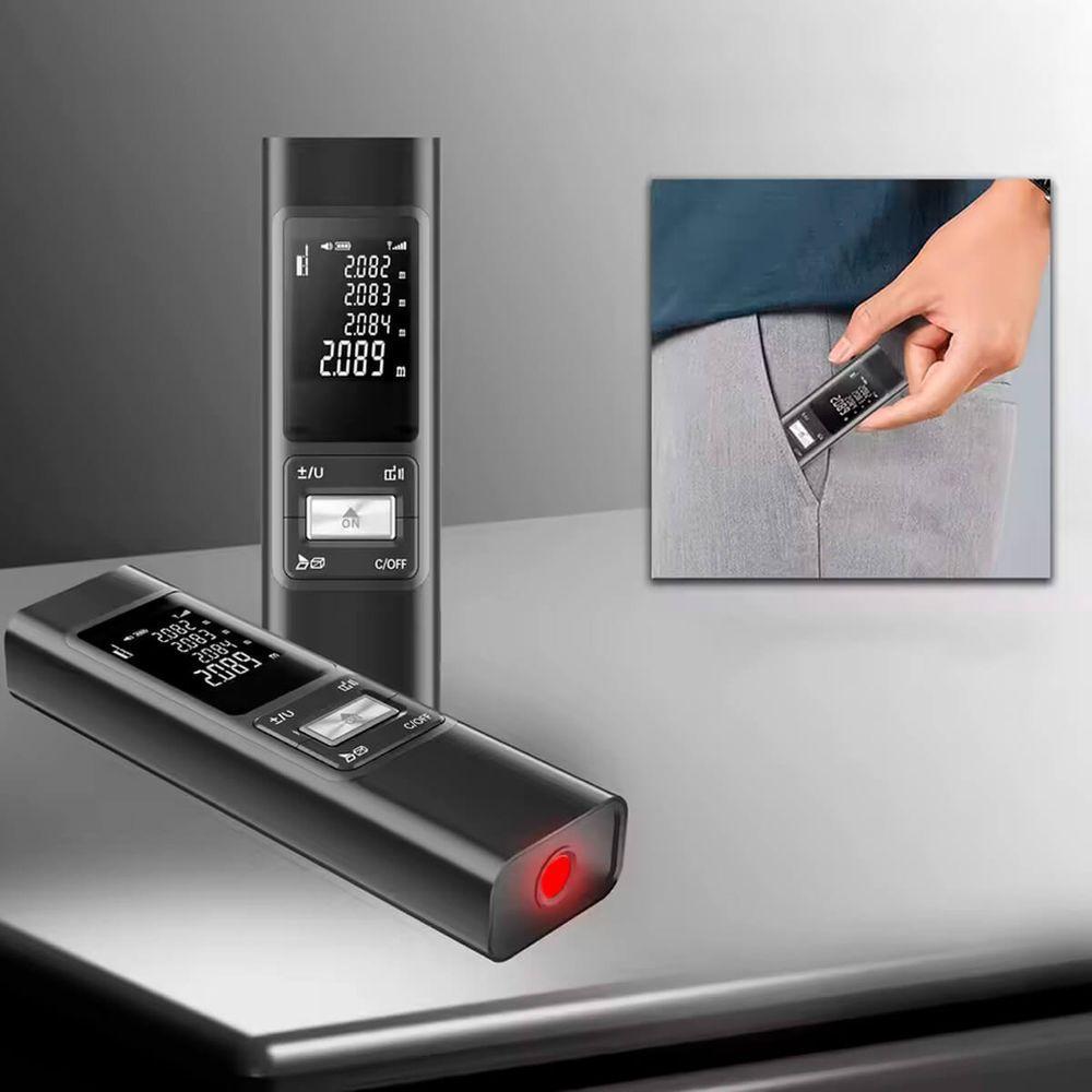 Trena Digital A Laser Com Nível Profissional 80m Com Precisão - 6