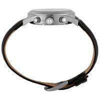 Relógio Seculus Cronógrafo 77308g0svnc1 Vidro Abaulado Couro Prata - 3