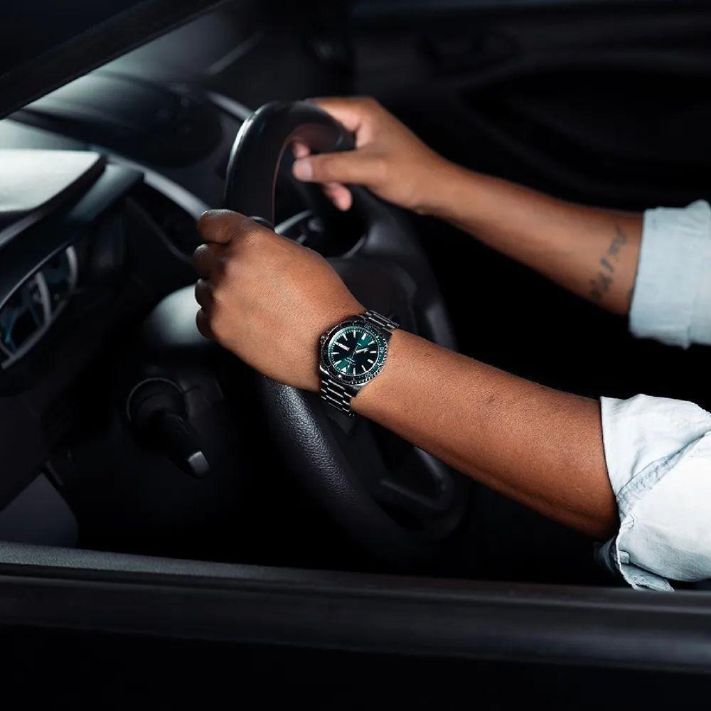 Relógio Seculus Diver Automático 44237g0svna2 Verde - 2