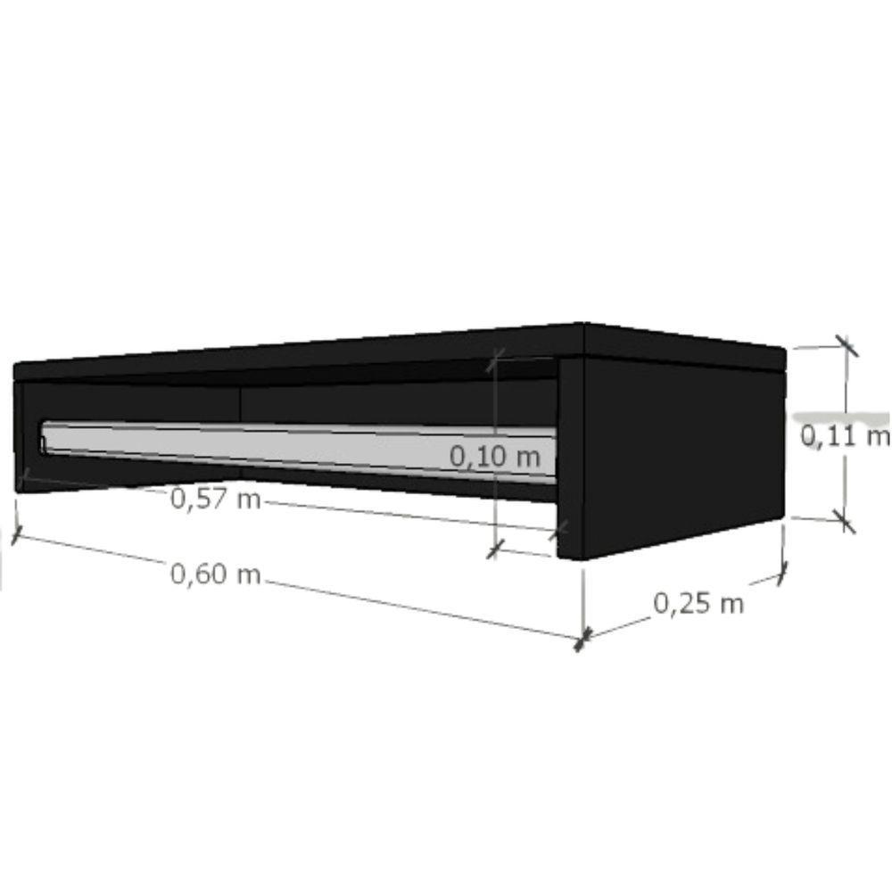 Kit Closet Com Cabideiros E Prateleiras Preto Organização Moderna Para Seu Quarto - 6