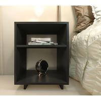 Kit 2 Mesa Cabeceira Nicho Quarto 39x50x37 Preto - 3