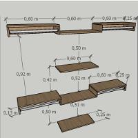 Kit Closet Com Cabideiros E Prateleiras Amadeirado Organização Moderna Para Seu Quarto - 2