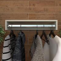 Cabideiro De Parede Suspenso 70x25x13,5 Branco - 7