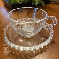 Jogo 10 XícarasDe Chá Com Pires Cristal Transparente Pearl Pérola 180ml Wolff - 5