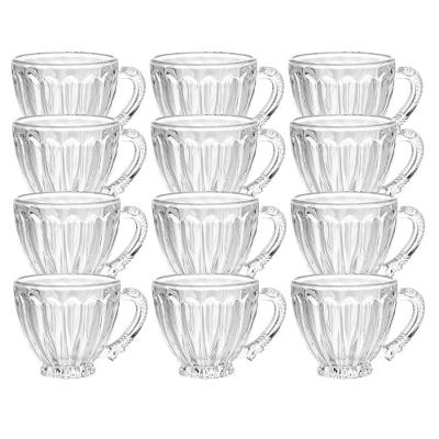 Jogo 12 XícarasDe Chá De Cristal Ecológico Café Imperial 200ml Lyor