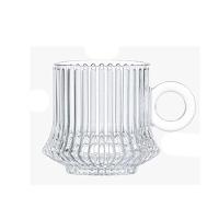 Jogo 8 XícarasDe Café Caneca Vidro Robusta Lines 85ml Em Casa Tem - 2