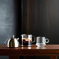 Jogo 8 XícarasDe Café Caneca Vidro Robusta Lines 85ml Em Casa Tem - 6