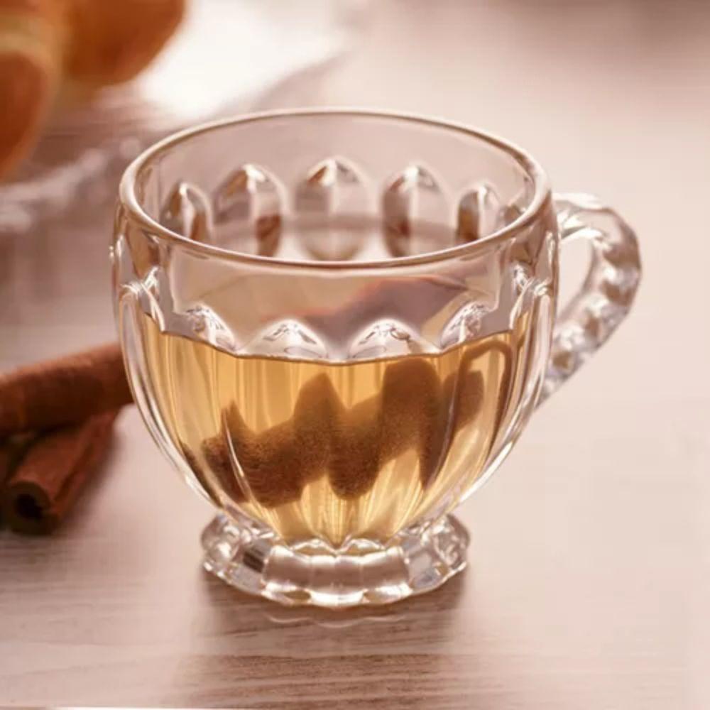 Jogo 2 XícarasDe Chá De Cristal Ecológico Café Imperial 200ml Lyor - 6