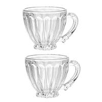 Jogo 2 XícarasDe Chá De Cristal Ecológico Café Imperial 200ml Lyor - 1