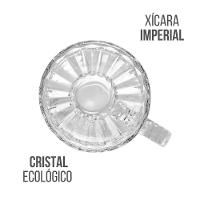 Jogo 2 XícarasDe Chá De Cristal Ecológico Café Imperial 200ml Lyor - 7