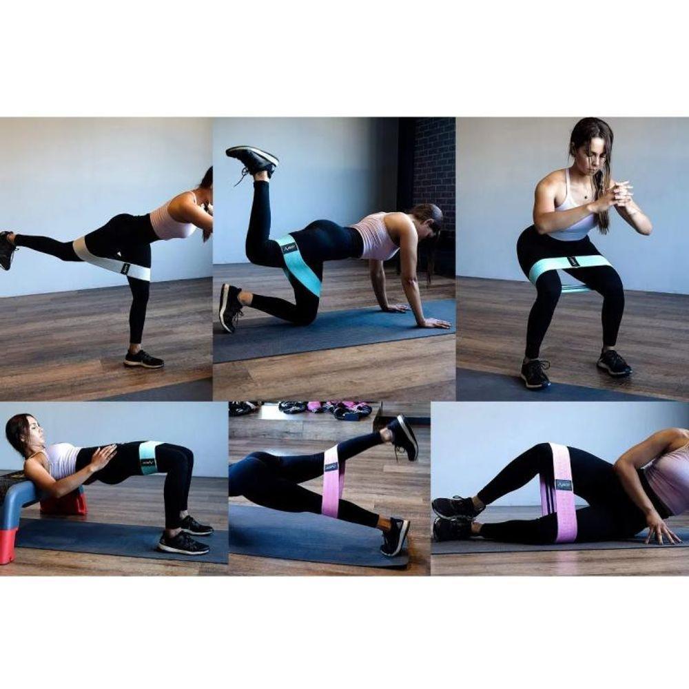Kit 3 Faixas Elásticas De Exercício Hip Resistance Bands - 5