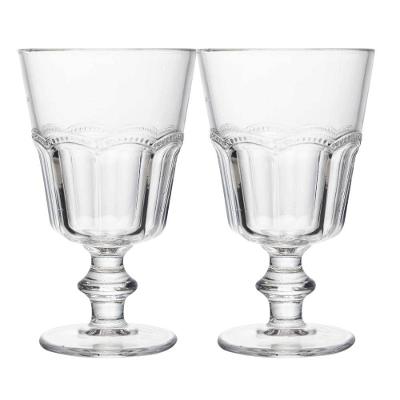 Jogo 2 Taça De Vidro Para água Suco Refrigerante Belle Epoque 225ml Lyor