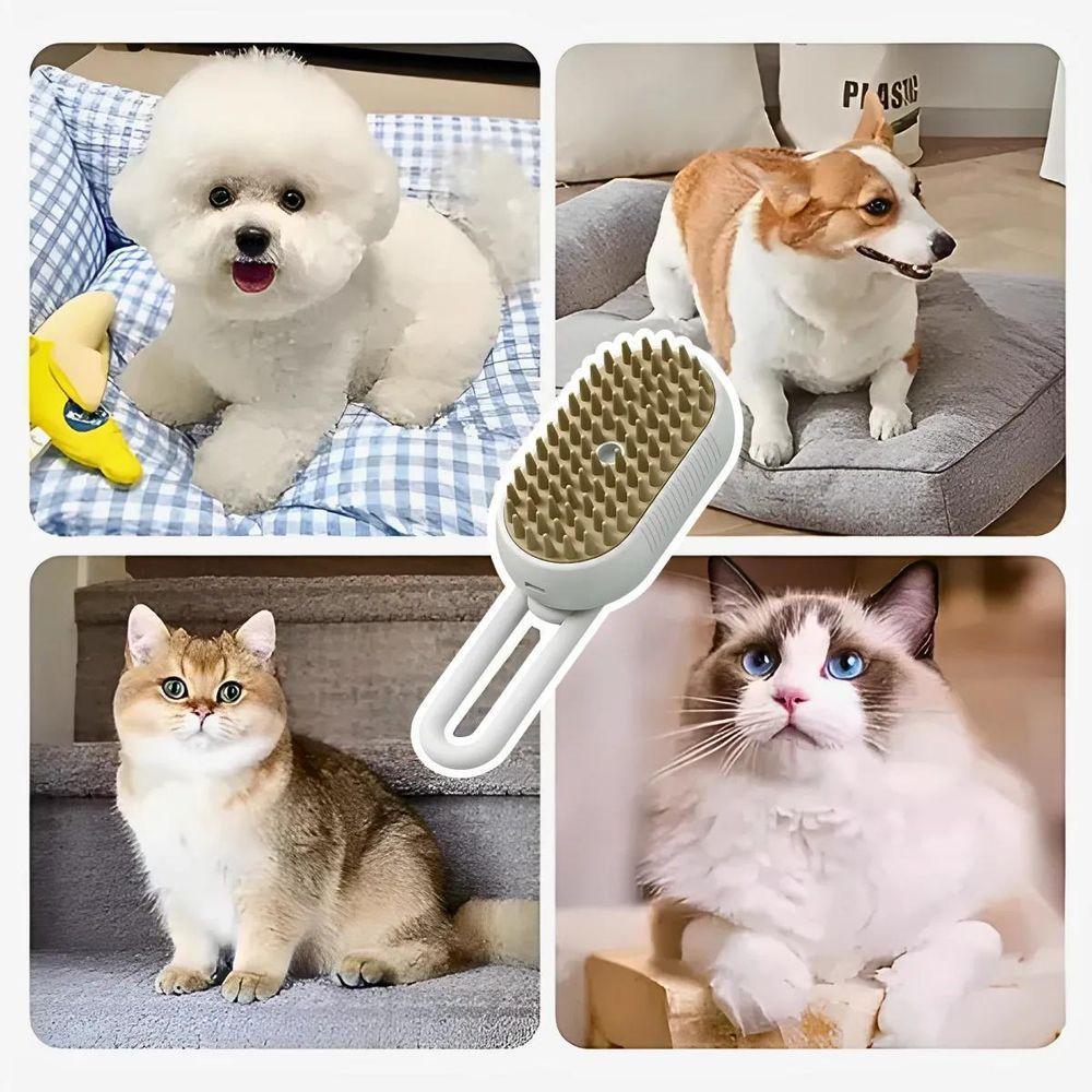 Escova A Vapor Para Pets 3 Em 1 - 6