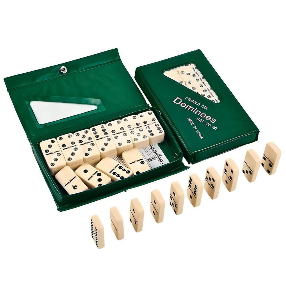 Dominó De Osso Profissional - 28 Peças - 2