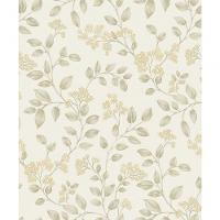 Papel De Parede Icon Folhagem Bege Ic3001 - 1