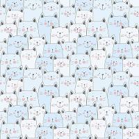 Papel De Parede Sambori Miaou 134-3 - Rolo 10m X 0,53m - 2