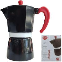 Cafeteira Italiana Preta 300 Ml Clink - 1