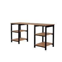 Mesa Escrivaninha Office Espaçoso Moderno Canela Rústico