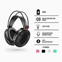 Headset Fone De Ouvido Sem Fio Bluetooth V5.3 Com Led Disco Pulse Pro - 2