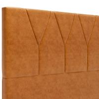 Cabeceira Cama Box Casal King 195 Cm Aurora W01 Couríssimo Canela - Lyam Decor - 3