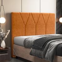 Cabeceira Cama Box Casal King 195 Cm Aurora W01 Couríssimo Canela - Lyam Decor - 5